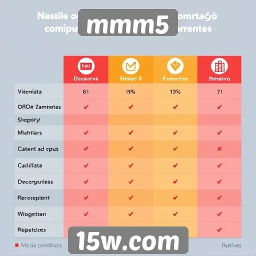 Comparação entre mmm5 e seus principais concorrentes