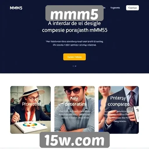 Exploração das características de design do site mmm5